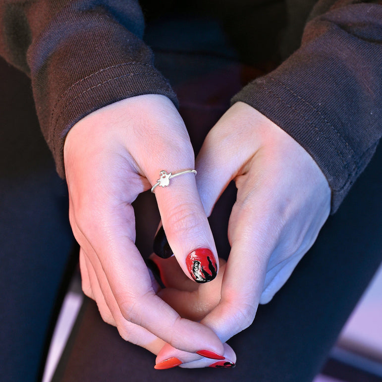 Fa-boo-lous Ghost Ring Sterling Silver Ring