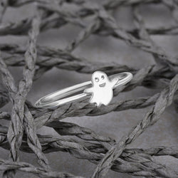 Fa-boo-lous Ghost Ring Sterling Silver Ring