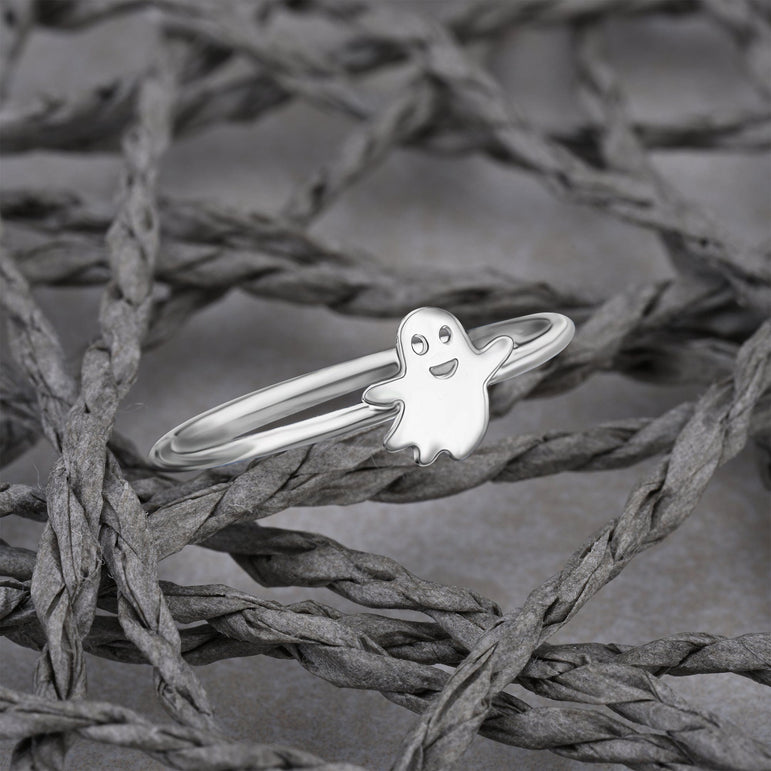 Fa-boo-lous Ghost Ring Sterling Silver Ring