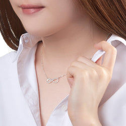 Sterling Silver Infinity Necklace Pendant Necklace
