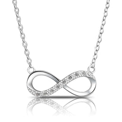 Sterling Silver Infinity Necklace Pendant Necklace
