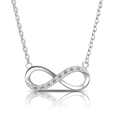 Sterling Silver Infinity Necklace Pendant Necklace
