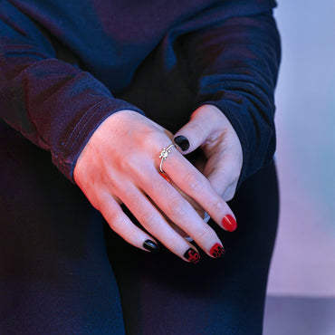 Sterling Silver Pirate Skull Ring Ring