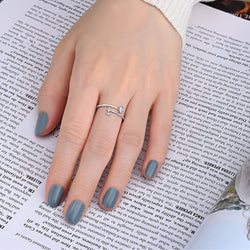 Sagittarius Ring Sterling Silver Adjustable Zodiac Sign Ring Ring