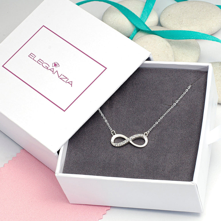 Sterling Silver Infinity Necklace Pendant Necklace