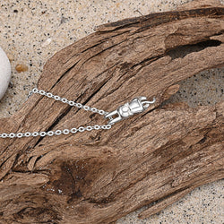 Hanging Cat Necklace Sterling Silver Pendant Necklace