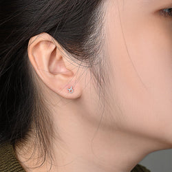 Taurus Stud Earrings Sterling Silver - Zodiac Constellation Earrings Stud Earrings