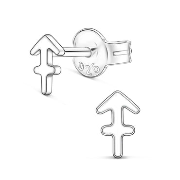 Sagittarius Stud Earrings Sterling Silver - Zodiac Constellation Earrings Stud Earrings