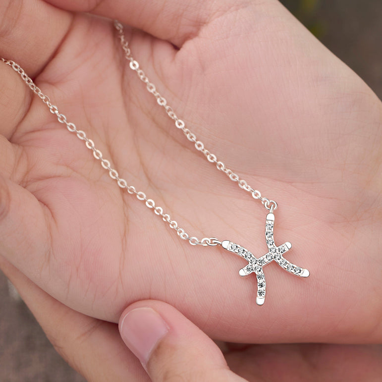 Pisces Zodiac Necklace Silver Astrology Constellation Necklace Horoscope Jewels Pendant Necklace