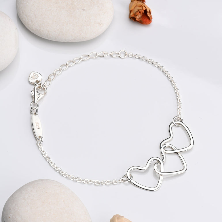 Bff Friendship Bracelets Sterling Silver Bracelet