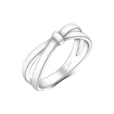 Enchanted Bow Silver Promise Rings for Him Promise Ring