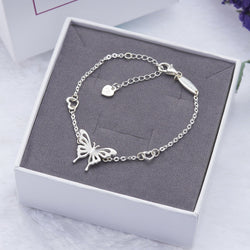 Classic Butterfly Bracelet Sterling Silver Bracelet