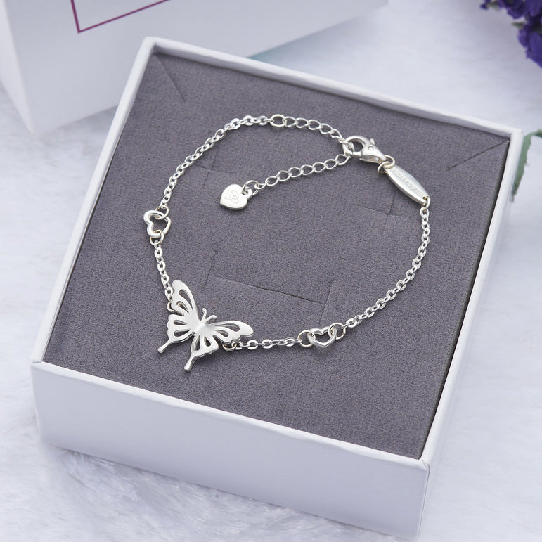 Classic Butterfly Bracelet Sterling Silver Bracelet
