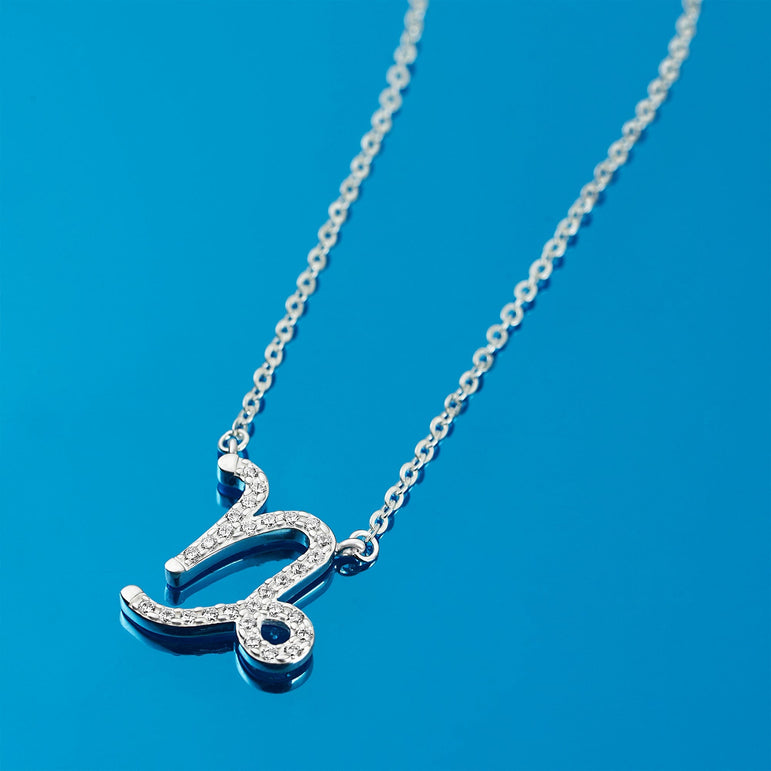 Capricorn Zodiac Necklace Silver Astrology Constellation Necklace Horoscope Jewels Pendant Necklace