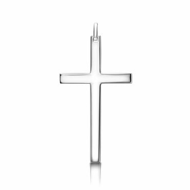 Christian Cross Pendant For Men Sterling Silver