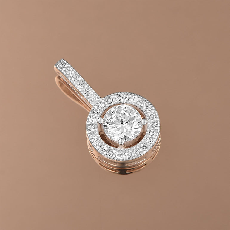 Classic CZ Drop Sterling Silver Pendant Pendant