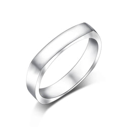 Classic Men Sterling Silver Ring Ring