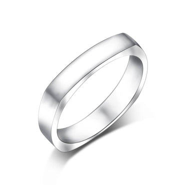 Classic Men Sterling Silver Ring Ring