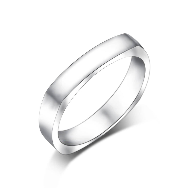 Classic Men Sterling Silver Ring Ring