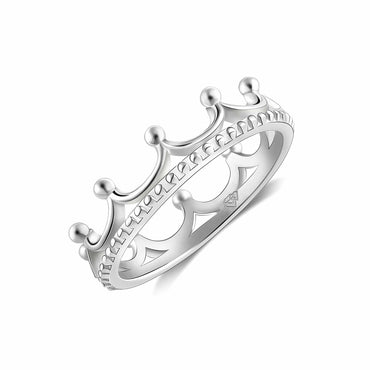 Crown Sterling Silver Stackable Rings Stacking Ring