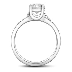 Minimalist Engagement Ring Silver Wedding Band Promise Ring