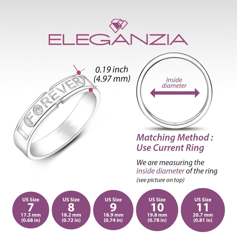 Destined to Be Loved Silver Promise Rings for Him Promise Ring