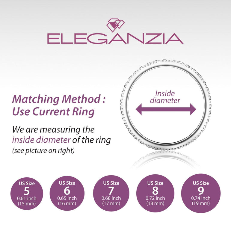 Eternity Stackable Rings Sterling Silver Stacking Ring