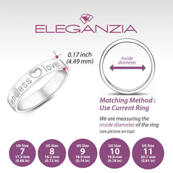 Endless Love Couples Promise Rings for Him Promise Ring