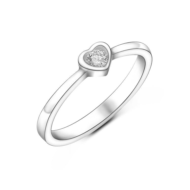 Endless Love CZ Couples Promise Rings for Her Promise Ring