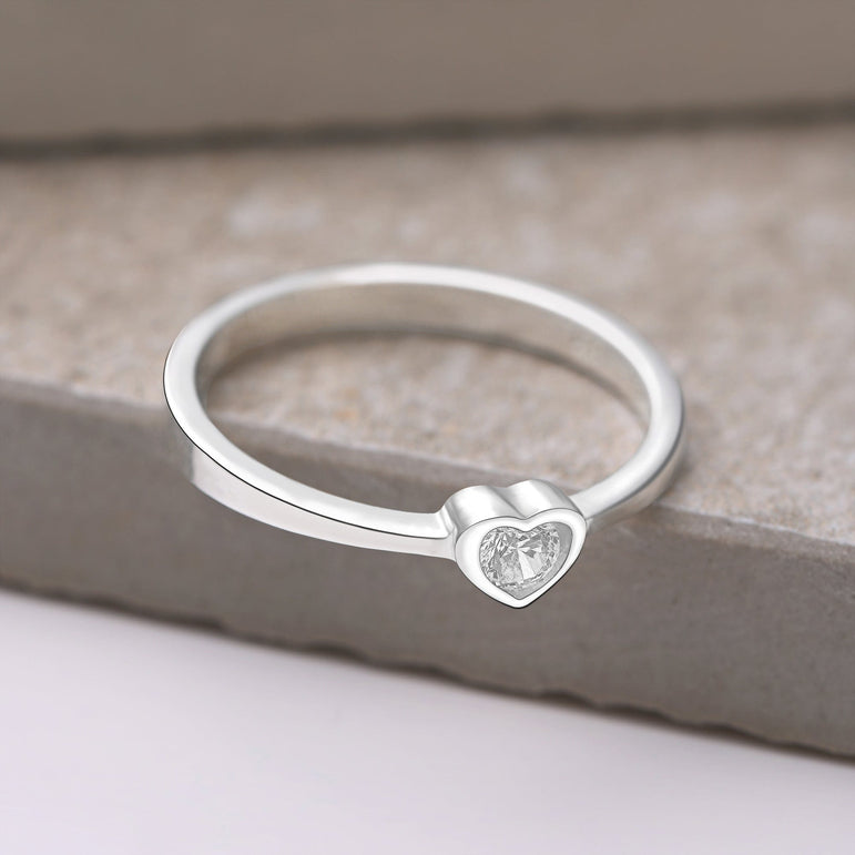 Endless Love CZ Couples Promise Rings for Her Promise Ring