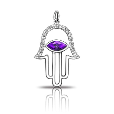 Evil Eye Pendant | Hamsa Hand Pendant