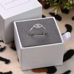 CZ Evil Eye Ring Sterling Silver Ring