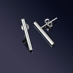 Sterling Silver Bar Earrings Studs Stud Earrings