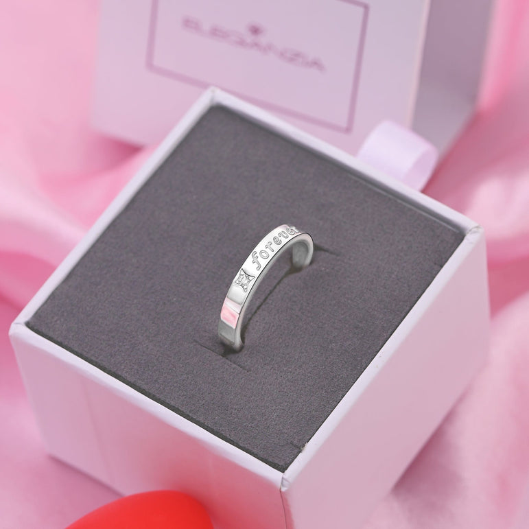 Everlasting Love Matching Promise Rings for Her Promise Ring
