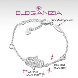 Sterling Silver Hamsa Bracelet Bracelet