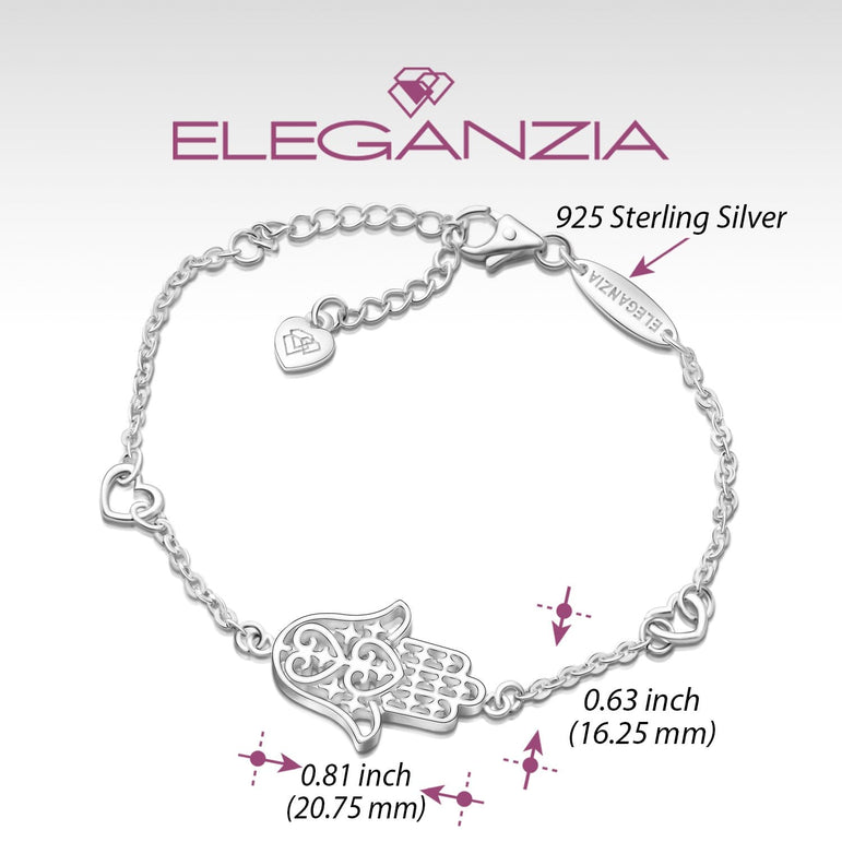 Sterling Silver Hamsa Bracelet Bracelet