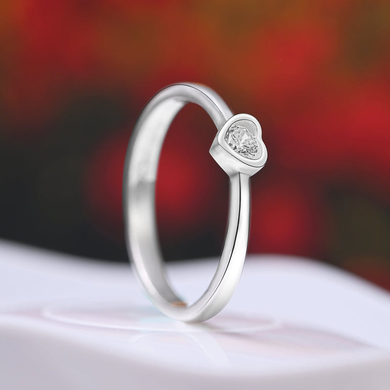 Endless Love CZ Couples Promise Rings for Her Promise Ring