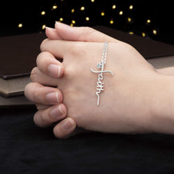 Faith Necklace Sterling Silver In Cross Designs Pendant Necklace