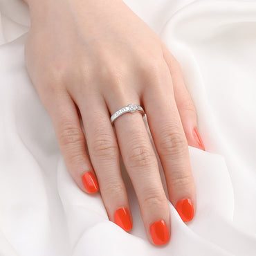 Infinity Love Knot Silver Promise Rings for Her Promise Ring