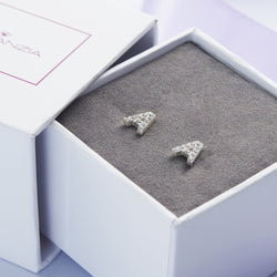 Initial Earrings Sterling Silver Stud Earrings Stud Earrings