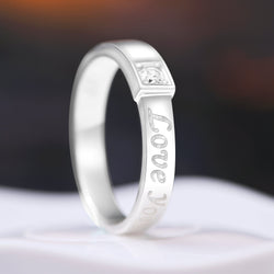 Be Mine Forever CZ Couple Promise Rings for Him Promise Ring