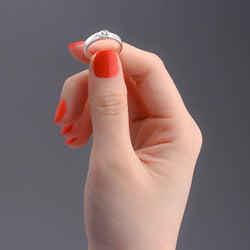 Be Mine Forever CZ Couple Promise Rings for Her Promise Ring