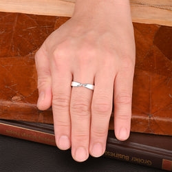 Twisted Romance Matching Promise Rings for Him Promise Ring