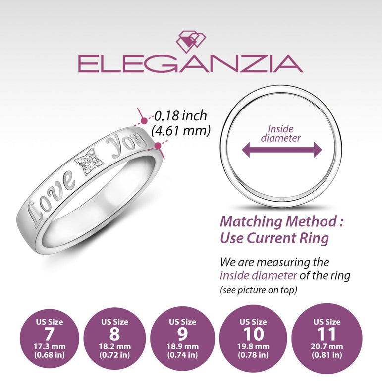Everlasting Love Matching Promise Rings for Him Promise Ring