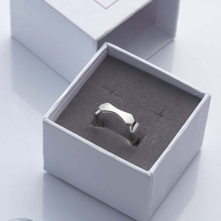 Bamboo Sterling Silver Rings for Men Ring