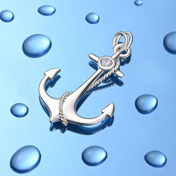 Anchor Sterling Silver Pendant For Men Pendant
