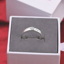 Be Mine Forever CZ Couple Promise Rings for Her Promise Ring