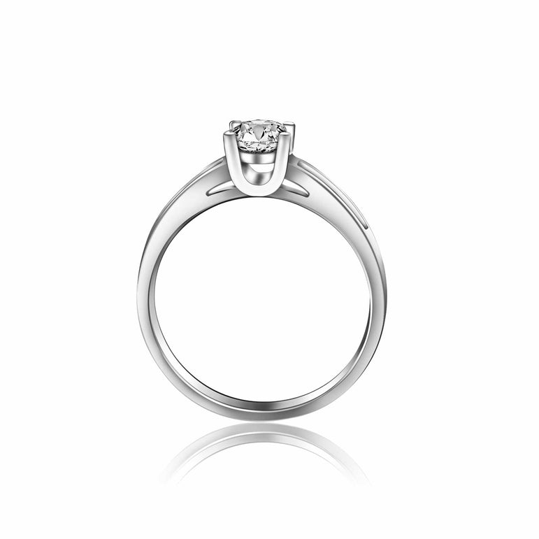 Be Mine Silver Promise Ring Couple Rings