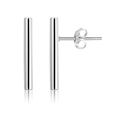 Sterling Silver Bar Earrings Studs Stud Earrings