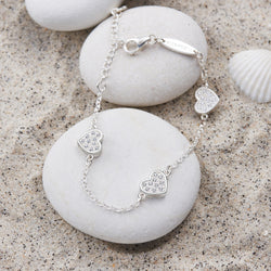 Petite Sterling Silver Heart Bracelets Bracelet